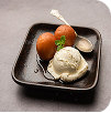 CARROT HALWA WITH VANILLA ICE CREAM   